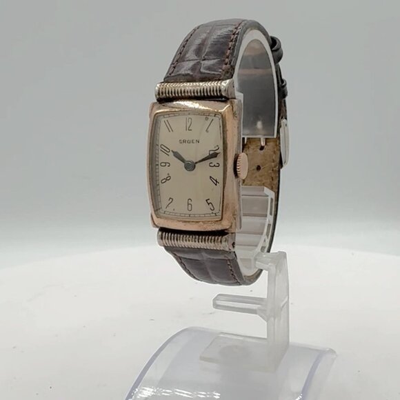Vintage Gruen Guild 15 Jewel Men\'s Mechanical Wristwatch M Swiss Base Metal main image 5